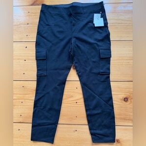 Laundry By Shelli Segal Black Cargo Pants/Leggings